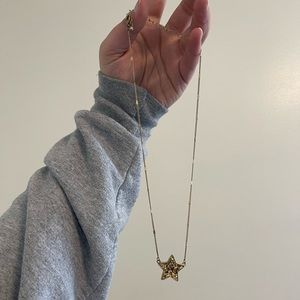 gold star necklace